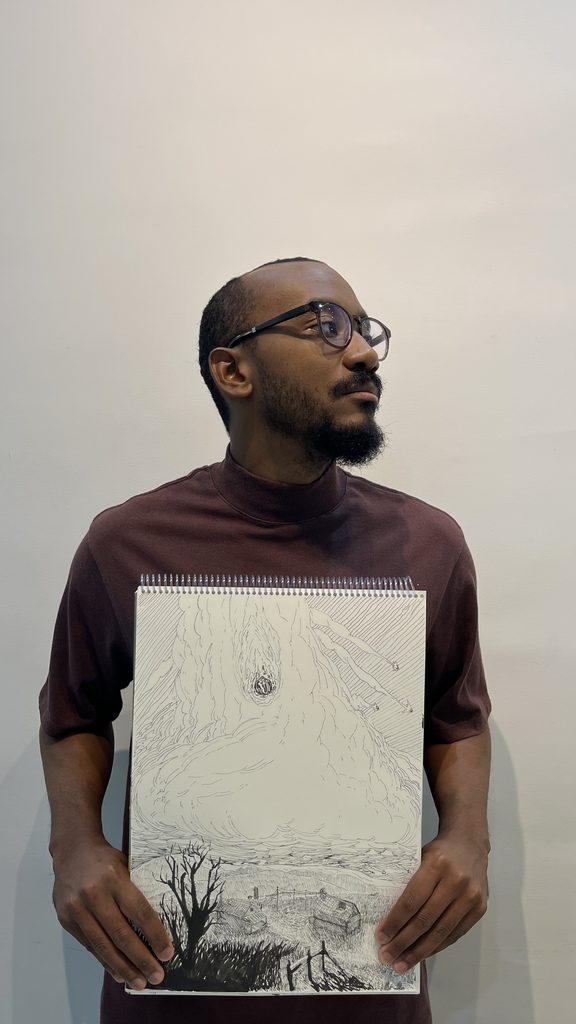 A precisão da linha e a improvisação espacial no desenho contemporâneo